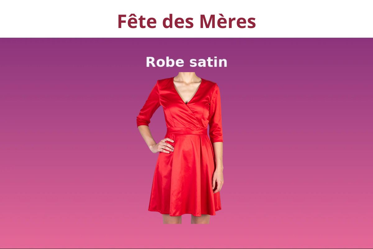 Robe satin