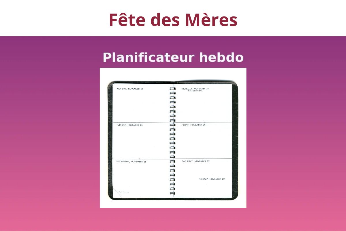 Planificateur hebdomadaire