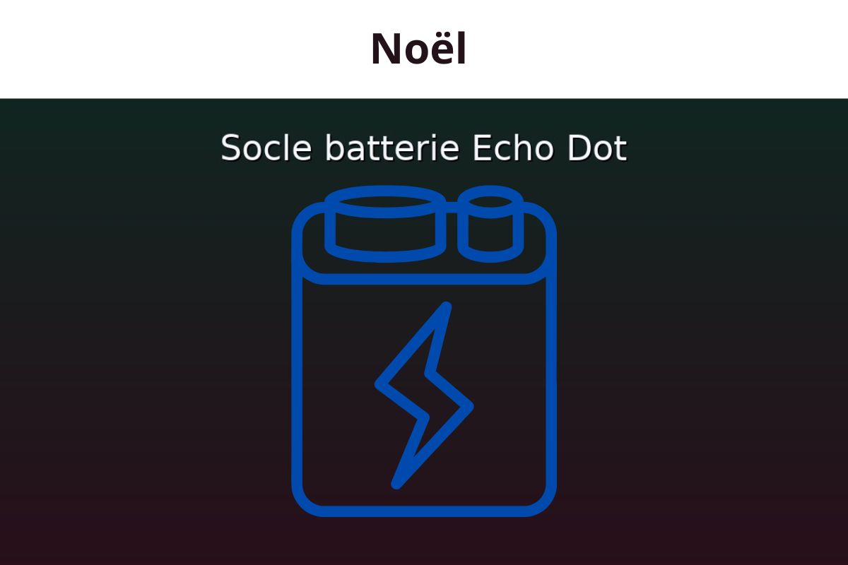 Socle batterie pour Echo Dot