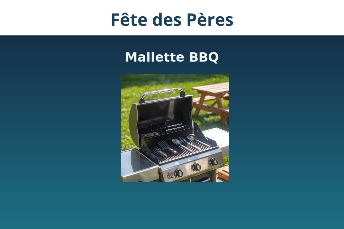 Mallette d’ustensiles BBQ