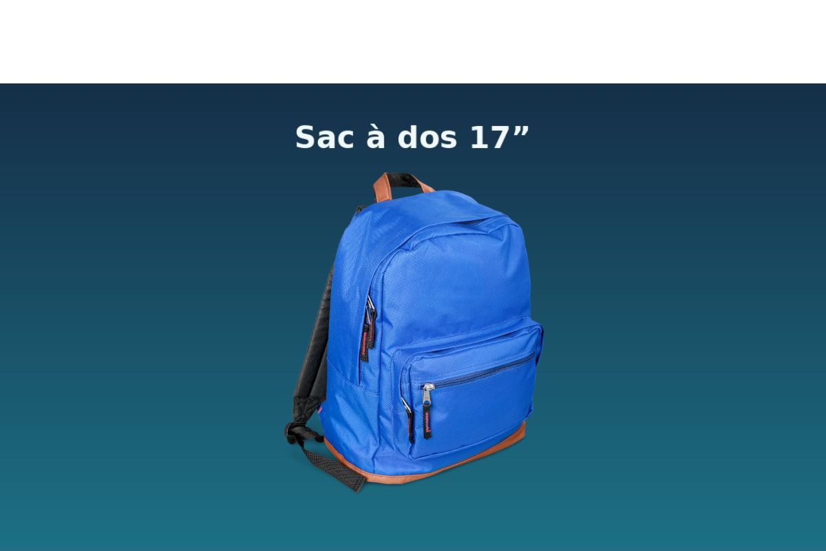 Sac à dos ordinateur 17″