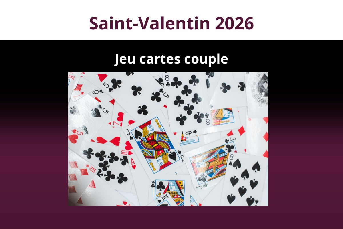 Jeu de cartes couple